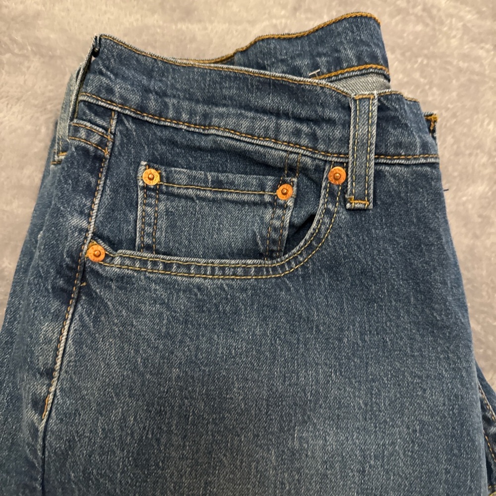 Levi’s 505 Regular Fit Jeans – W34 L30 – Classic Blue – Vintage Wash - Picture 5 of 5